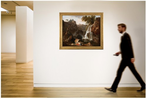 Pêcheurs au pied des cascades de Tivoli. Joseph Vernet (1714 - 1789) et atelier - 