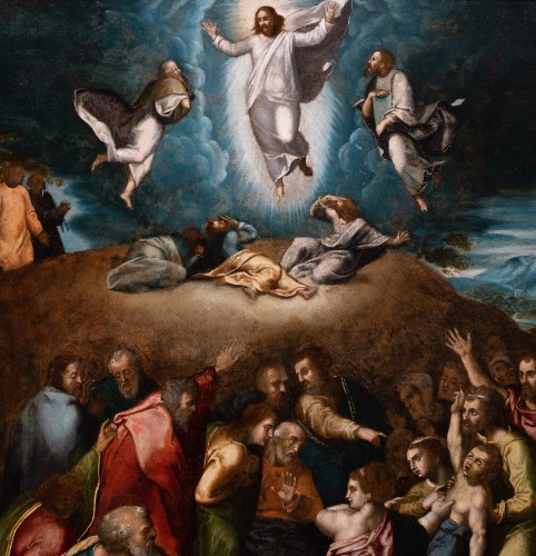La Transfiguration – École flamande du XVIe siècle - Tableaux et dessins Style 