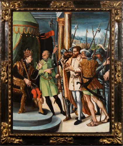 Saint John the Baptist Before King, Herod 16th Century