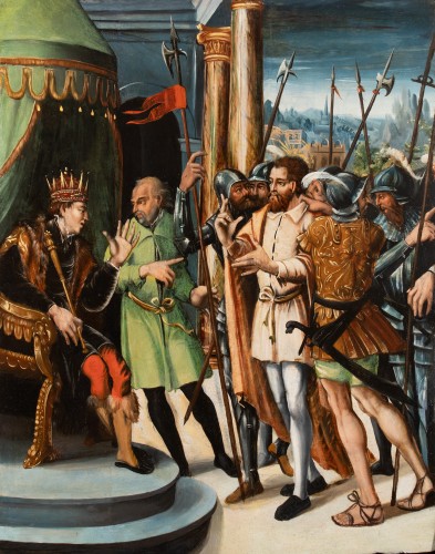 Saint John the Baptist Before King, Herod 16th Century - 