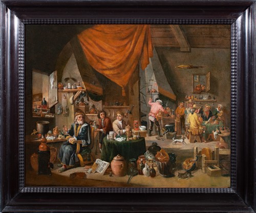 The alchemist’s cabinet, Gérard Thomas (1663–1720)