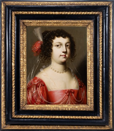 Portrait of a Young Courtesan in a Red Dress, attributed to Claude Deruet (c. 1588–1660) 