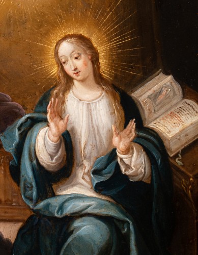 Tableaux et dessins Tableaux XVIIe siècle - L’Annonciation, École d’Anvers, début du XVIIe siècle attribué à Frans Francken II (1581 – 1642)