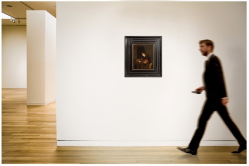 Paintings & Drawings  - Young Soldier Lighting His Pipe. Workshop of Gerard ter Borch (1616–1681)
