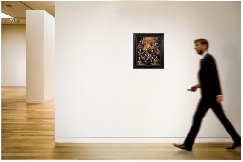 17th century - Musician Angels Surrounding the Virgin Coronation.Louis de Caullery 17 th