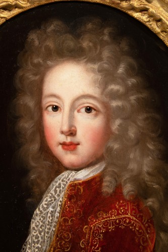 Portrait du Comte de Toulouse enfant, École française du XVIIe siècle - Tableaux et dessins Style Louis XIV