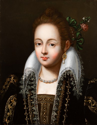 Paintings & Drawings  - Portrait of a Young Italian Princess Workshop of Lavinia Fontana