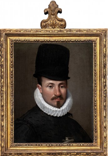 Portrait de jeune homme à la fraise, Attribué à Bartolomeo Passarotti (1529–1592)