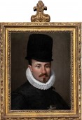 Portrait de jeune homme à la fraise, Attribué à Bartolomeo Passarotti (1529–1592)