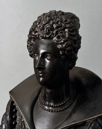 Paire de bronzes représentant Henri IV et Marie de Médicis, vers 1800 - Galerie FC Paris