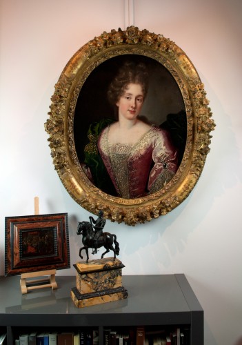 XVIIe siècle - Atelier de Nicolas de Largillierre (1656-1746) - Portrait d’une jeune princesse