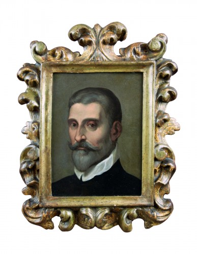Portrait d’un gentilhomme. Attribué à Daniele Crespi (1597-1630)