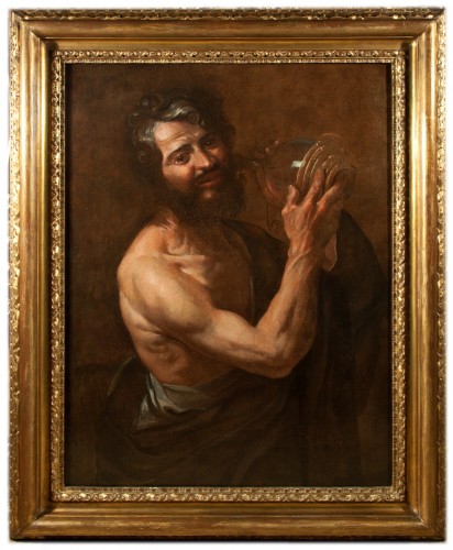 Johann Karl Loth (Munich 1632-Venise 1698) – Le buveur ou allégorie du goût