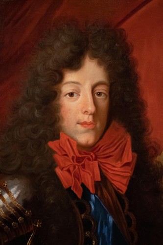 Tableaux et dessins Tableaux XVIIe siècle -  Portrait de Louis III de Bourbon-Condé - Atelier de François de Troy (1645-1730)