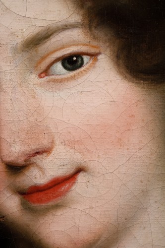 XVIIe siècle - Portrait de Marie-Angélique de Coulanges - Attribué à Pierre Mignard (1612-1695)