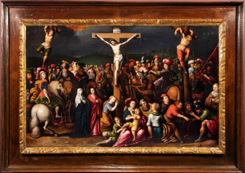 Le Christ au Golgotha entouré des deux larrons par Louis de Caullery (1580-1621)