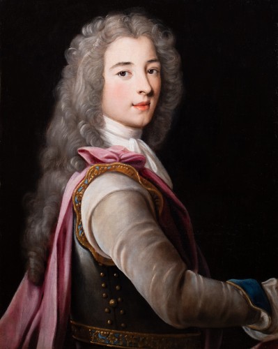 Paintings & Drawings  - Portrait of a young aristocrat in armor - French School of the 17th century