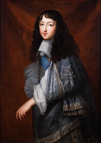 Paintings & Drawings  - Portrait of Philippe d&#039;Orléans known as &quot;Monsieur&quot;. Jean Nocret &amp; workshop (1615-1672)