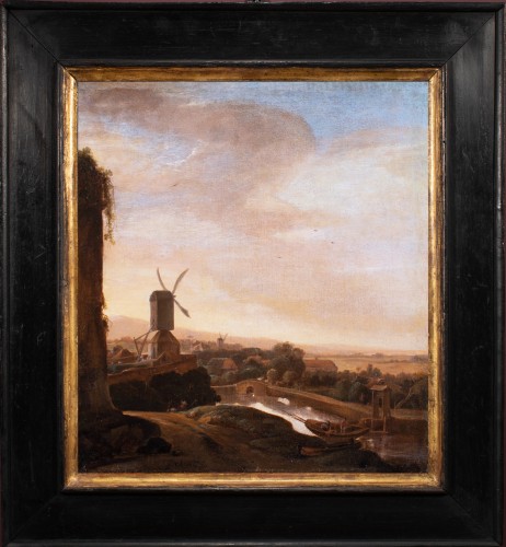 Paysage aux moulins. Jan III Van Kessel (1654-1708)