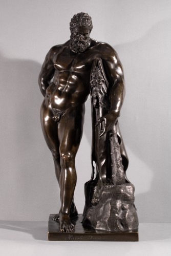 Hercule Farnèse d’après l’antique, Italie XIXe siècle - Galerie FC Paris