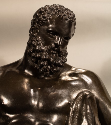 Hercule - Bronze, France fin du XVIIIe siècle - Sculpture Style 