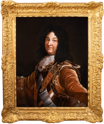 Atelier de Hyacinthe Rigaud 1659-1743. Portrait du Roi Louis XIV.
