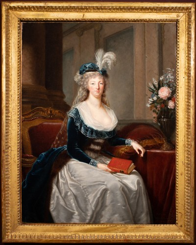 Marie-Antoinette Reine de France - École française du XVIIIe siècle
