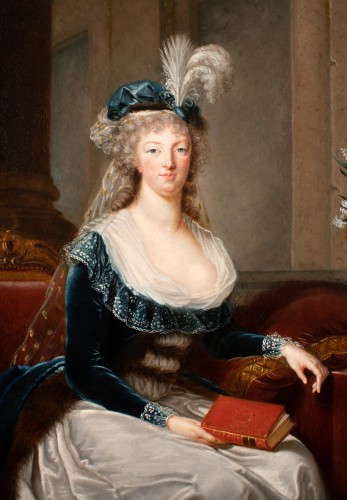 Marie-Antoinette Reine de France - École française du XVIIIe siècle - Tableaux et dessins Style Louis XVI