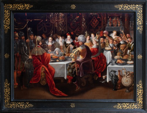 Le festin de Balthazar. Frans II Francken & Atelier (1541-1642)