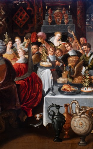 Le festin de Balthazar. Frans II Francken & Atelier (1541-1642) - Galerie FC Paris