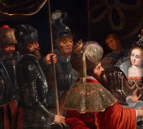 XVIe siècle et avant - Le festin de Balthazar. Frans II Francken & Atelier (1541-1642)