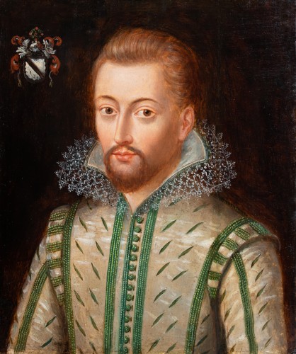 Portrait d’homme au pourpoint blanc. École de Frans Pourbus (1569-1622)