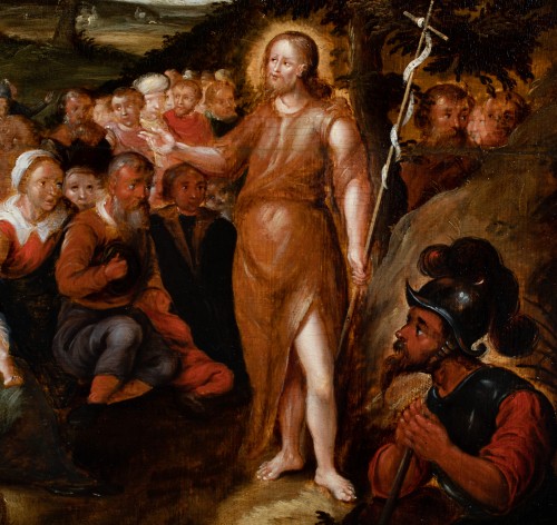 XVIIe siècle - La prédication de Saint-Jean Baptiste - Frans II Francken & Atelier (1541-1642)