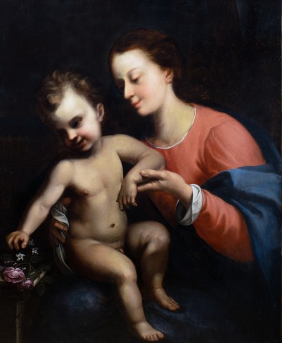 Vierge à l’enfant - École de Parme, Italie vers 1600 - Renaissance