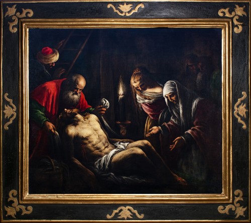 La Déposition du Christ- Atelier de Francesco Bassano (Vers 1549 - 1592)