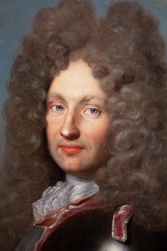 Portrait of a prince in armor by Joseph VIVIEN (1657-1734) - Paintings & Drawings Style Louis XIV