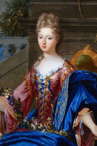 Portrait de la Duchesse du Maine. François De Troy (1645-1730) - Tableaux et dessins Style Louis XIV