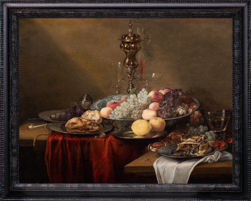 Nature morte de banquet - Attribué à Cornelis de Heem (1631-1695)