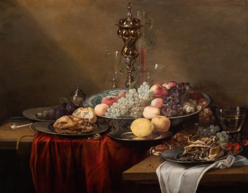 Nature morte de banquet - Attribué à Cornelis de Heem (1631-1695) - 