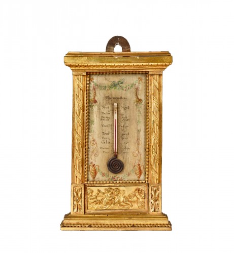 Thermometer with putti