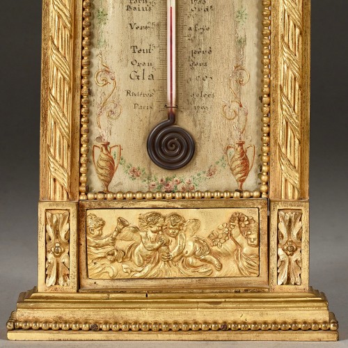 Decorative Objects  - Thermometer with putti