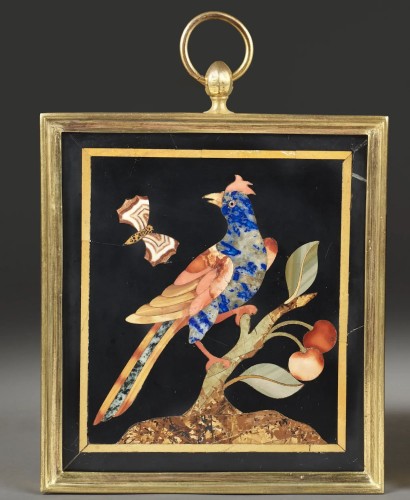 Decorative Objects  - Pair of Pietra Dura plates