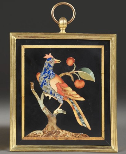 Pair of Pietra Dura plates - 