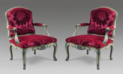 Louis XV - Pair of Louis XV fauteuils