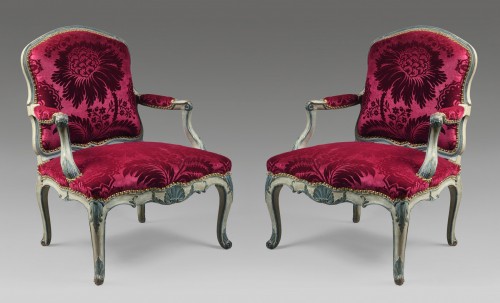 Louis XV - Paire de fauteuils Louis XV