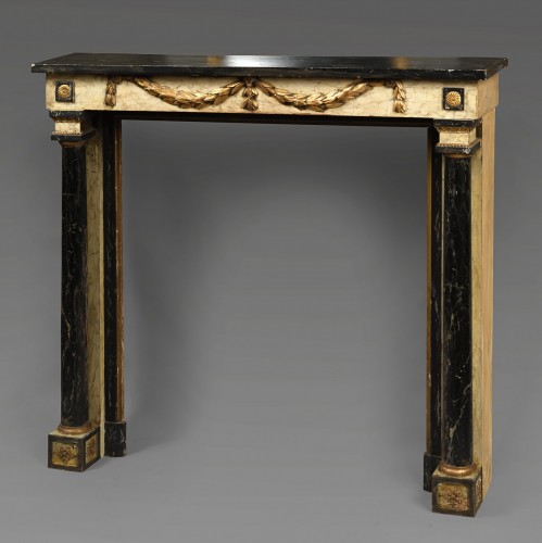 Directoire - Directoire wood mantel mantel