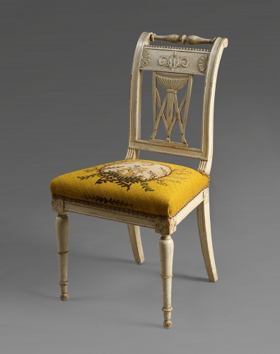 Suite de quatre chaises Directoire - Sièges Style 