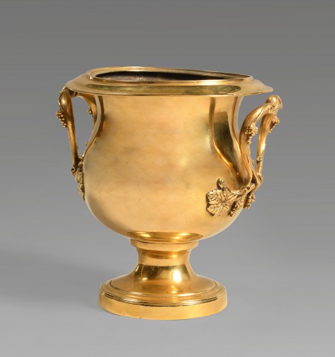 Gilded bronze bucket - Decorative Objects Style Restauration - Charles X