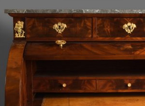 19th century - inder desk in mahogany