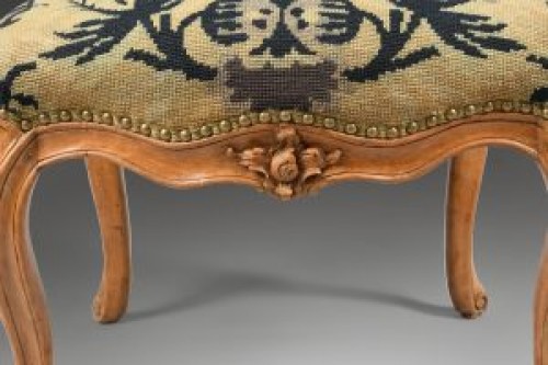 Paire de chaises Louis XV - 